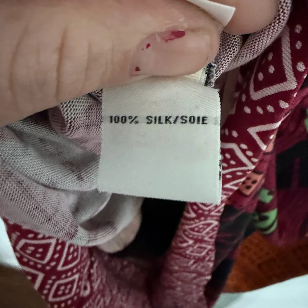 Diane von Furstenberg DVF Carla Knit Tunic Dress | Size 8 | Ethnic Collage - Picture 7 of 8